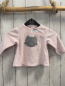 Preview: obaibi  Pullover  Gr. 74  rosa nicky grauer Tierkopf 