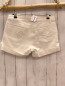 Preview: Bodyright  Shorts  Gr. 38  weiß Umschlag silber Steine auf den Po-Taschen 