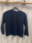 Preview: S´ Oliver  Langarmshirt  Gr. 116  blau bunte Schrift auf den Ärmeln + Streifenbund 