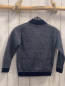 Preview: Okaidi  Sweatjacke  Gr. 116  blau hellgrau meliert blauer Bund 
