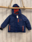 Preview: Kamik  Jacke  Gr. 92  blau orange blaue Reißverschlüsse orange Fleecefutter 