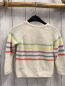 Preview: S´ Oliver  Pullover  Gr. 92  weiß bunte Streifen Strick 