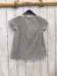 Preview: H&M T-Shirt  Gr. 122/128  grau Hasenkopf mit silber Pailetten + orange Schleife 