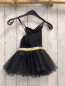 Preview: H&M  Kleid  Gr. 98  schwarz Tüllrock mit Glitzerpunkten Bodytunterteil 