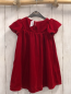 Preview: H&M  Kleid  Gr. 98  rot Samt mit Pailetten 