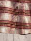 Preview: neu Next  Rock Gr. 104  weiß beige altrosa weinrot kariert 