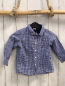 Preview: H&M  Hemd  Gr. 74  blau weiß kariert 