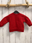 Preview: Pullover Gr. 62  rot weiß blaue Schrift