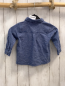 Preview:   Sweatjacke  Gr. 86  blau hellgraue Streifen 