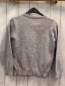 Preview:   Pullover  Gr. 128  hellgrau Strick hase mit rosa Herzen 