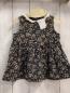 Preview: Wheat  Kleid  Gr. 68  braun beige hellbraune Blumen beige Kragen 