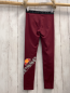 Preview: Ellesse  Leggings  Gr. 128  weinrot schwarzer Bund graue Schrift mit buntem Label 