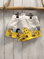 Preview: Zara  Shorts  Gr. 116  weiß gelb Strandbild mit Snoopy 