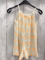 Preview: Zara  Playsuit Gr. 116  creme Frottee orange Blumen 