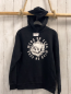Preview: Kiabi Pullover Gr. 146  schwarz weißer Totenkopf + Schrift