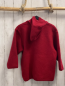Preview: neu Disana  Walkjacke  Gr. 128  rot 100 % Schurwolle Kapuze 