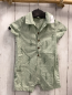 Preview: Carter´s  Playsuit  Gr. 80  mint Streifen Krokodile 