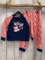 Preview: 2tlg Peppa Pig  Schlafanzug Gr. 92  blau lachs Ufo Peppa Pig 