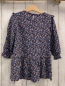 Preview: Tom Tailor  Kleid  Gr. 92  schwarz Blumen Rüschen 