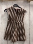 Preview: Kleid  Gr. 92  grau rosa Punkte