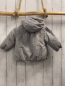 Preview: 2tlg Vertbaudet  Jacke mit Innenjacke  Gr. 74  hellgrau + rosa 