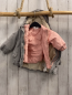 Preview: 2tlg Vertbaudet  Jacke mit Innenjacke  Gr. 74  hellgrau + rosa 