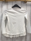 Preview: Isaac Mizrahi Langarmshirt Gr. 128  weiß Einhornpegasus Glitzer