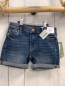 Preview: neu H&M Shorts Gr. 98  blau Jeans  Bund verstellbar