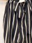 Preview: neu H&M Hose Gr. 44  schwarz weiß grün Streifen Gürtelband NP 19,99€