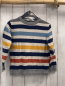 Preview: H&M  Pullover  Gr. 116  hellgrau blau hellblau mais rote Streifen Strick 