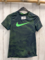 Preview: Nike Sportshirt  Gr. 140  grau hellgrüne Punkte, Striche + Label