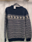 Preview: Band of Rascals Pullover Gr. 164  blau weiß gemustert Strick