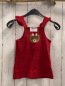 Preview: Carter´s  Trägerrock  Gr. 86  rot Tasche mit Rehkopf 
