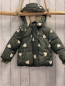 Preview: GAP  Winterjacke  Gr. 92  oliv beige Herzen + Teddyfutter 