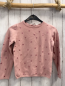 Preview: H&M Pullover  Gr. 122  rosa lachs Glitzersterne