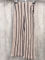 Preview: zara Hose Gr. 128  taupe schwarz Streifen 
