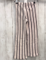 Preview: zara Hose Gr. 128  taupe schwarz Streifen 