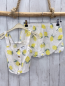 Preview: 2tlg H&M Sommerbluse + Shorts Gr. 116  weiß Zitronen
