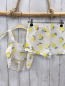 Preview: 2tlg H&M Sommerbluse + Shorts Gr. 116  weiß Zitronen