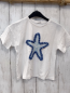 Preview: Mango T-Shirt Gr. 128  weiß blauer Stern