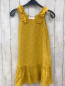 Preview:  Kleid Gr. 122  senf Lochmuster