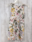 Preview: H&M Kleid Gr. 134  weiß oliv rosa Blumen