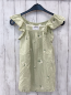 Preview: next Kleid Gr. 122  mint Blumen gestickt