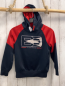 Preview: Bad Boys  Pullover  Gr. 134/140  blau rote Schultern Kpauze weißer Driucl