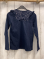 Preview: S´Oliver  Langarmshirt  Gr. 140  blau silber Glitzerblumen