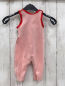 Preview: Sterntaler  Strampler  Gr. 62  rosa weiße Punkte roter Bund Katze 