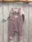 Preview: 2tlg Sterntaler  Strampler + Langarmshirt  Gr. 68  rosa Nicky Bärengesicht + weiß 