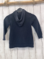 Preview: Blue Seven  Strickjacke  Gr. 110  blau Kapuze + grau weiß rotes Muster 