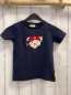 Preview: Steiff  T-Shirt Gr. 98  blau Plüschbärenkopf mit rotem Tuch 
