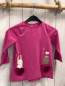 Preview:   Langarmshirt Gr. 98  pink Pailettentaschen Tiere 